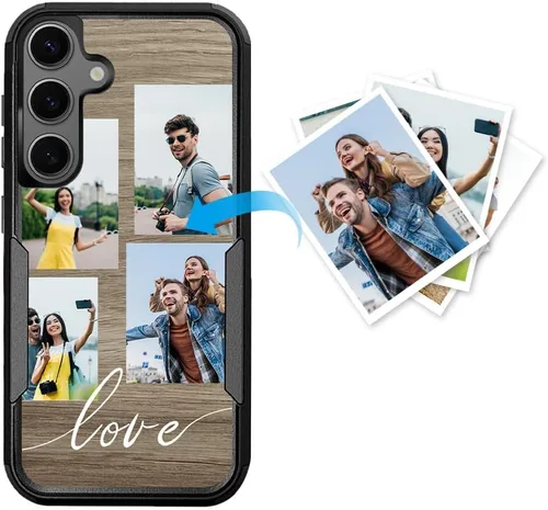 Miniatura 132 de Funda protectora personalizada para Samsung Galaxy S22 Ultra 5G (versión 2022), funda protectora de doble capa resistente con múltiples fotos, a