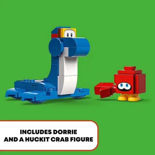 Miniatura 4 de LEGO Super Mario Dorrie's Beachfront Expansion Set 71398 Kit de construcción; juguete coleccionable para niños de 6 años en adelante (229 piezas)