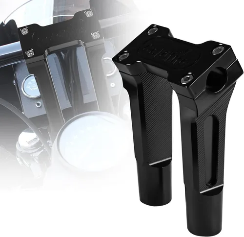 Miniatura 15 de Abrazadera superior para manillar de 1 pulgada / 0.984 in, kit de extensión de barra de mango alto de 6 pulgadas, ajuste universal para Harley