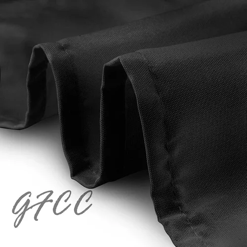 Miniatura 3 de GFCC 54 x 54 in, mantel rectangular continuo de poliéster para decoración de fiestas de bodas