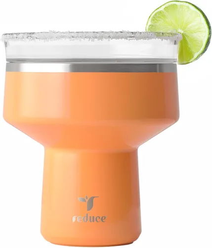 Miniatura 20 de Reduce Saltini - Vaso de cóctel de 16 onzas, vaso aislado de margarita con tapa, mantiene las bebidas frías durante 10 horas, alternativa al vaso