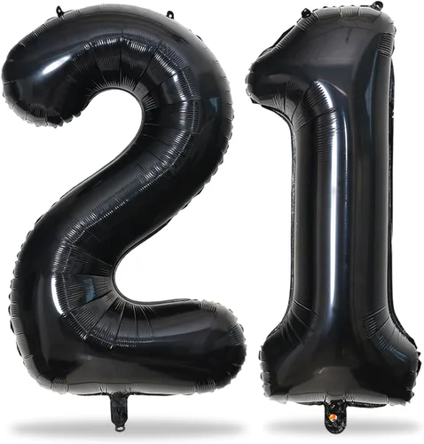 Miniatura 107 de Globos de oro rosa para cumpleaños número 16 para niñas, 40 pulgadas de gran tamaño, globos de lámina de mylar con el número 1 y 6, autoinflables