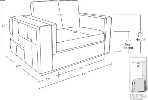 Miniatura 13 de Blackjack Furniture Catania - Moderno juego de sofá de cuero italiano de grano superior para sala de estar con marco de madera dura secada al horno