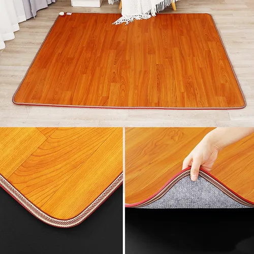 Miniatura 7 de Electric Heating Pads w/Adjustable Temperature & Timer, Heated Floor Mats, Electric Carpet Area Rug, Under Desk Foot Warmer Electric Space