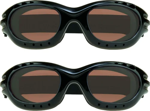 Miniatura 18 de Bikershades Gafas de Seguridad para Motocicleta para Hombre y Mujer. Lentes Polarizadas, Humo, Azul Espejado u Naranja, Lentes Amarillos