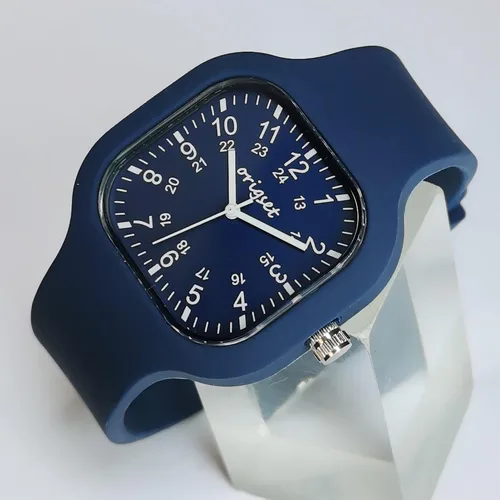 Miniatura 4 de origset Reloj cuadrado para mujer, 24 horas, 3 manecillas, fácil de leer, para enfermeras, estudiantes de medicina, profesores, médicos, colorido