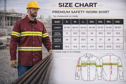 Miniatura 5 de Camisa de Seguridad de Alta Visibilidad Premium - Manga Larga