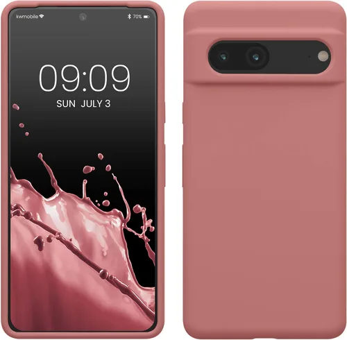 Miniatura 44 de kwmobile Funda compatible con Google Pixel 7 - Funda de silicona TPU con acabado suave - Piedra antigua