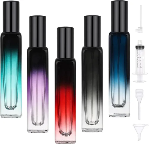 Miniatura 15 de Segbeauty Botella de perfume de viaje de 0.5 onzas líquidas, recargable, 2 atomizadores de perfume vacíos, dispensador de colonia portátil de 0.5