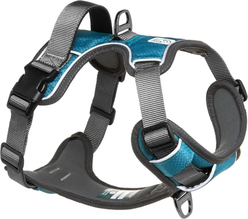 Miniatura 26 de Arnés para perro de aventura Embark, arnés para perro sin tirones con ribete reflectante para perros grandes - Nylon de grado militar, clip frontal