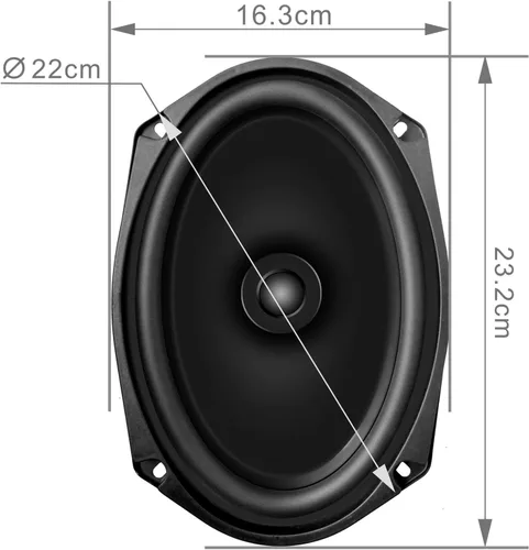 Miniatura 4 de Sondpex CS17609: Altavoz de doble cono de 6" X 9