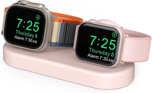 Miniatura 9 de Delidigi Soporte de doble cargador (cargador no incluido) compatible con Apple Watch Ultra 3/2/1, SE 3/2/1, Series 11 10 9 8 7 6 5 4 3 Soporte