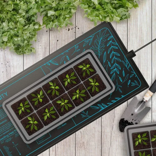 Miniatura 7 de AC Infinity SUNCORE - Alfombrilla térmica impermeable para plántulas A5, 20 x 20.75 pulgadas, con certificación MET y UL para jardinería