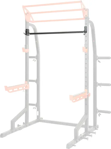 Miniatura 17 de Sunny Health & Fitness Power Cage Squat Rack Upgrade Attachments, Dip Bar, Plate Bar Holder, Belt Squat, J Hook, Lat, Adapter, U Ring, Pull Up Bar