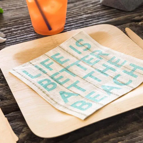 Miniatura 3 de Servilletas de papel de 13 pulgadas, 20 servilletas impresas con diseño de playa, 3 capas, bordes texturizados, servilletas decoradas de papel
