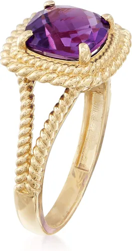 Miniatura 3 de Ross-Simons 1.80 Carat Amethyst Ring in 14kt Yellow Gold