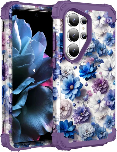 Miniatura 19 de Hocase Funda para Galaxy S20 FE 5G, Protección resistente a prueba de golpes, goma de silicona suave + parachoques de plástico duro, funda