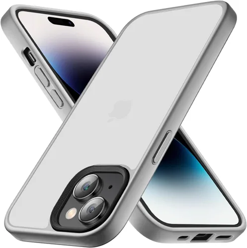 Miniatura 15 de Yriklso Funda para iPhone 15, a prueba de golpes para iPhone 15, protección contra caídas de grado militar, carcasa protectora rígida delgada