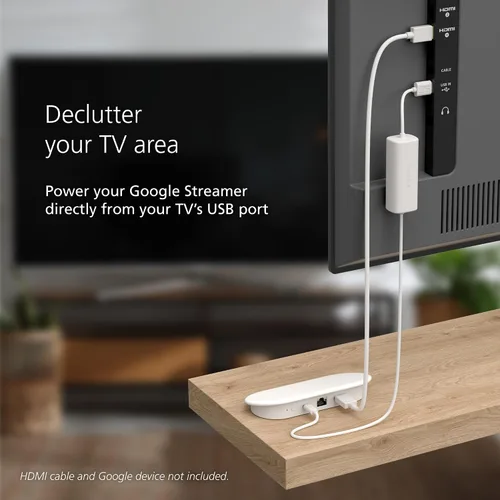 Miniatura 2 de Mission - Cable de alimentación USB para Google TV (alimenta Google TV directamente desde tu puerto USB)
