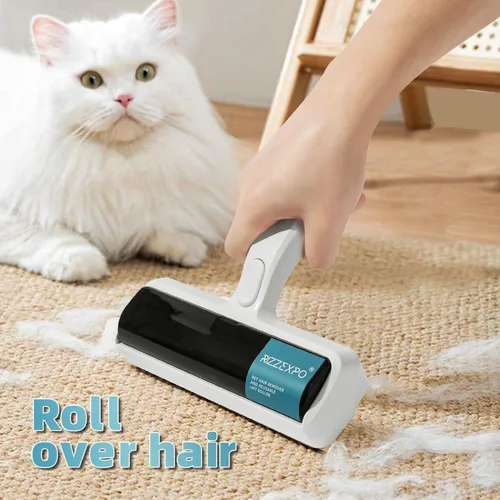 Miniatura 6 de Removedor de pelo de mascotas, rodillo de pelusa reutilizable para pelo de gato y perro, rastrillo de alfombra para depilación de mascotas, muebles
