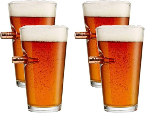 Miniatura 3 de BenShot [Juego de 2] El vaso de cerveza original Bullet Fabricado en los Estados Unidos
