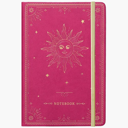 Miniatura 29 de Artfan Cuaderno/diario a rayas – Cuaderno clásico de piel sintética de papel grueso de alta calidad con bolsillo + separadores de páginas, regalos