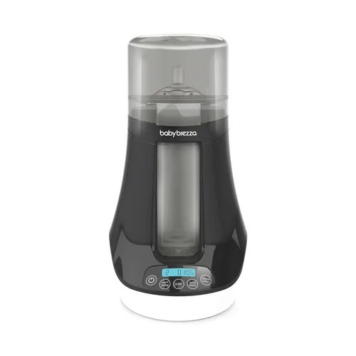 Baby Brezza Calentador rápido de biberones, leche para bebés + calentador de leche materna, descongelador, 2 temperaturas únicas para leche materna