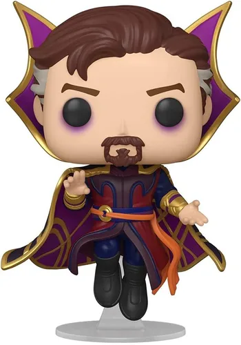 Miniatura 6 de POP Marvel: What If - Figura de vinilo Pop de Doctor Strange Supreme Funko (incluye funda protectora compatible con Pop Box), multicolor, 3.75