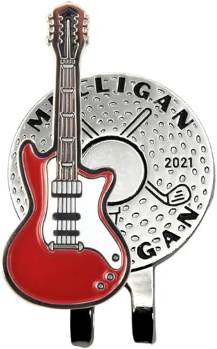 Miniatura 9 de MULLIGAN HOOLIGAN® Marcador de pelota de golf + clip magnético para sombrero Esmalte de alta calidad Regalo divertido para los amantes del golf