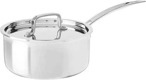 Miniatura 4 de Cuisinart MCP19-18N Multiclad Pro - Sartén de triple capa de 2 cuartos de galón, cacerola con tapa y 719-14 de 1 cuarto de galón