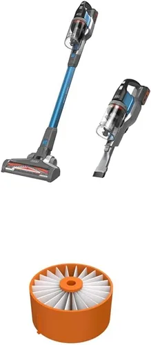 Miniatura 13 de Black+Decker Aspiradora inalámbrica, Powerseries Extreme, Aspiradora de palo recargable, cabezal intercambiable con accesorio para hendiduras