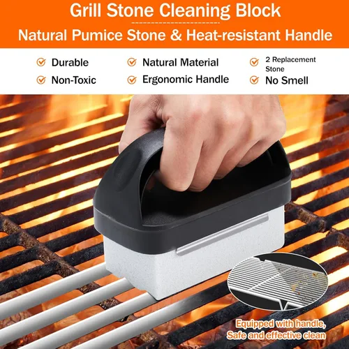 Miniatura 3 de Kit de limpieza de plancha para Blackstone, kit de limpieza de parrilla plana para exteriores, accesorios de limpieza de plancha, cepillo