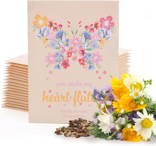 Miniatura 8 de All You Need is Love Bouquet 25 paquetes de flores silvestres para plantar, regalo perfecto de San Valentín, semillas de jardín para cultivar