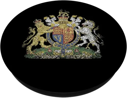 Miniatura 2 de Emblema Nacional Sello Escudo de Armas del Reino Unido PopSockets intercambiables PopGrip