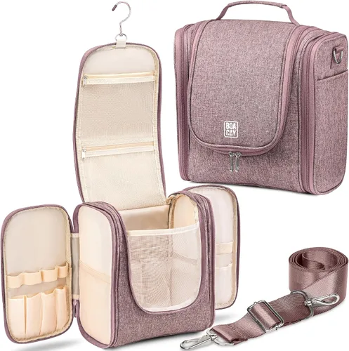 Miniatura 13 de Bolsa de aseo colgante extra grande de viaje BOACAY para mujeres y hombres, bolsa de maquillaje