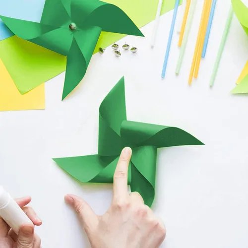 Miniatura 4 de 25 hojas de papel de cartulina verde, 8.5 x 11 cartulina para Cricut, papel de construcción verde oscuro grueso de 90 lb / 250 gsm para hacer