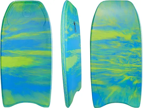 Miniatura 9 de ATUNAS Tablas de cuerpo, 33 a 43 pulgadas, bodyboard para playa con correa de muñeca, espuma sólida de PE/EVA impermeable de celda cerrada, surf