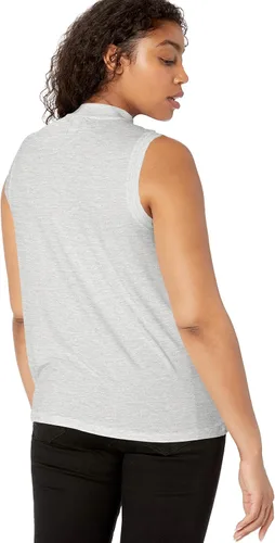 Miniatura 4 de Daily Ritual Womens Jersey Sleeveless Boxy Mock-Neck Shirt Available in Plus