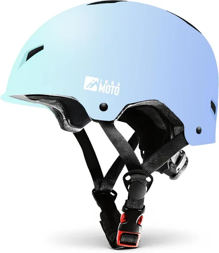 Miniatura 9 de Casco de patineta para adultos - Casco de seguridad certificado ajustable para patinaje, bicicleta, monopatín, ciclismo, patinaje, patinaje, cascos