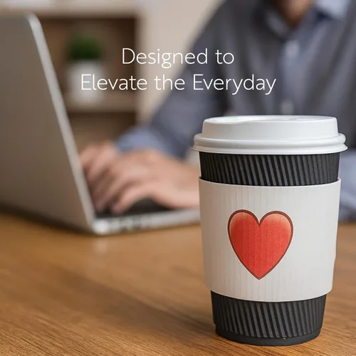 Miniatura 7 de Restaurantware Fundas para tazas de café, paquete de 50 unidades para tazas de café de 12, 16 y 20 onzas, fundas desechables para bebidas calientes