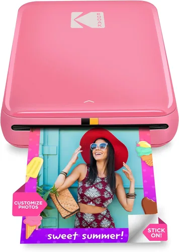 Miniatura 25 de KODAK Barbie x Step Slim Impresora fotográfica instantánea inalámbrica portátil de 2"x3" Papel fotográfico prémium (50 hojas)