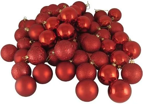 Miniatura 3 de Kipokalor Adornos azules de bola para árbol de Navidad, mini adornos de Navidad inastillables satinados brillantes y con acabado brillante