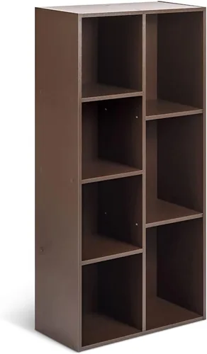 Miniatura 8 de Amazon Basics Estantería organizadora de 7 cubos, almacenamiento para el hogar y la oficina, 9.25 pulgadas de profundidad x 19.49 pulgadas de ancho