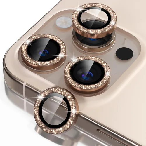 Miniatura 51 de Misea Compatible con iPhone 17 Pro/iPhone 17 Pro Max Protector de Lente de Cámara Brillante, Vidrio Templado 9H Cubierta de Cámara Protector