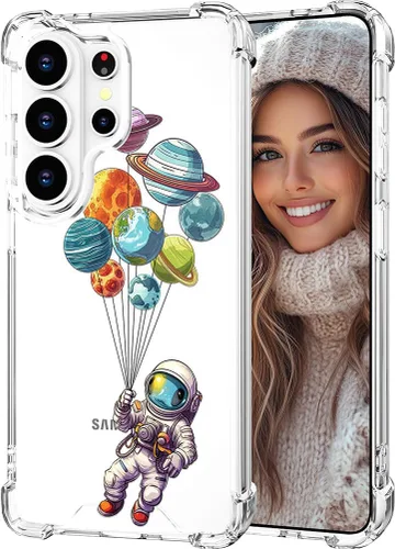 Miniatura 112 de Hungo Funda compatible con Samsung Galaxy S23 con diseño floral y bonito diseño transparente, femenino para mujeres y niñas, con hermoso clavel