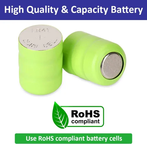 Miniatura 3 de Paquete de 10 baterías de repuesto 3AG3 / 3LR41 / 3x392 de 4.5 V para todos los cartuchos láser de visión