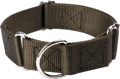 Miniatura 24 de Country Brook Petz - Collar para perro de nailon resistente Martingale de 15 colores (extra grande, 1 1/2 pulgadas de ancho, azul océano)