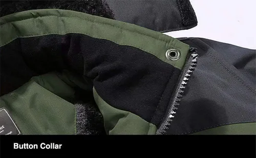 Miniatura 4 de MAGCOMSEN - Chaqueta de invierno para hombre, impermeable, abrigada, con forro polar y múltiples bolsillos