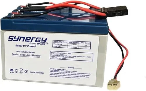 Razor Baterías de repuesto para scooter eléctrico de 12 voltios y 7 Ah de alto rendimiento, juego de 2 incluye un nuevo arnés de cableado (reemplaza
