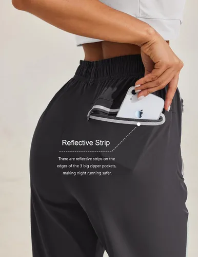 Miniatura 2 de Pinspark Pantalón de senderismo para mujer con bolsillos con cremallera